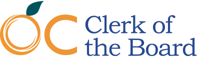OC Clerk of the Board Logo -- Home